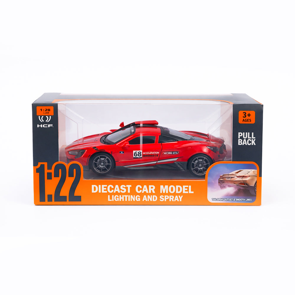 HCL-819P DIECAST PULL BACK CAR IR