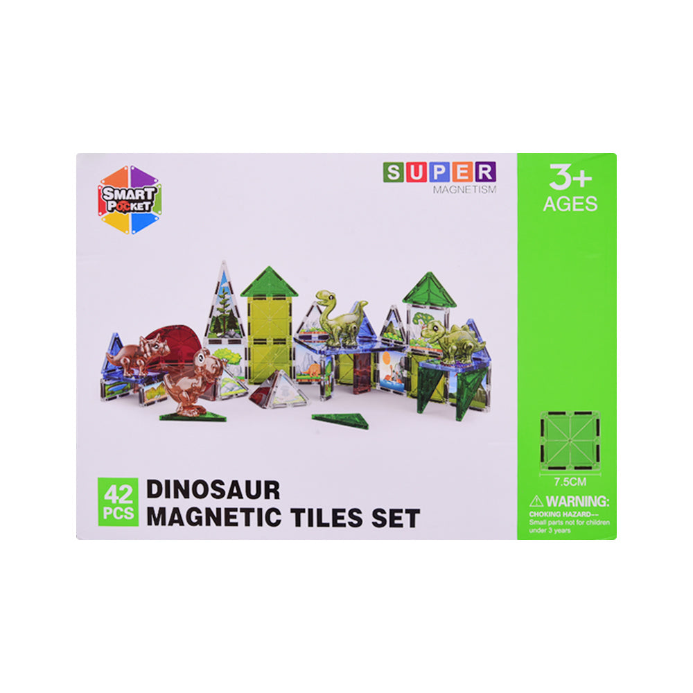 S-2003 SUPER MAGNETISM SINOSAUR TILES SET 42PC IR