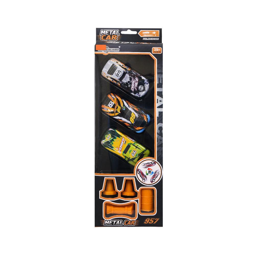 KZ957-090 METAL PULLBACK CAR DINKEY IR