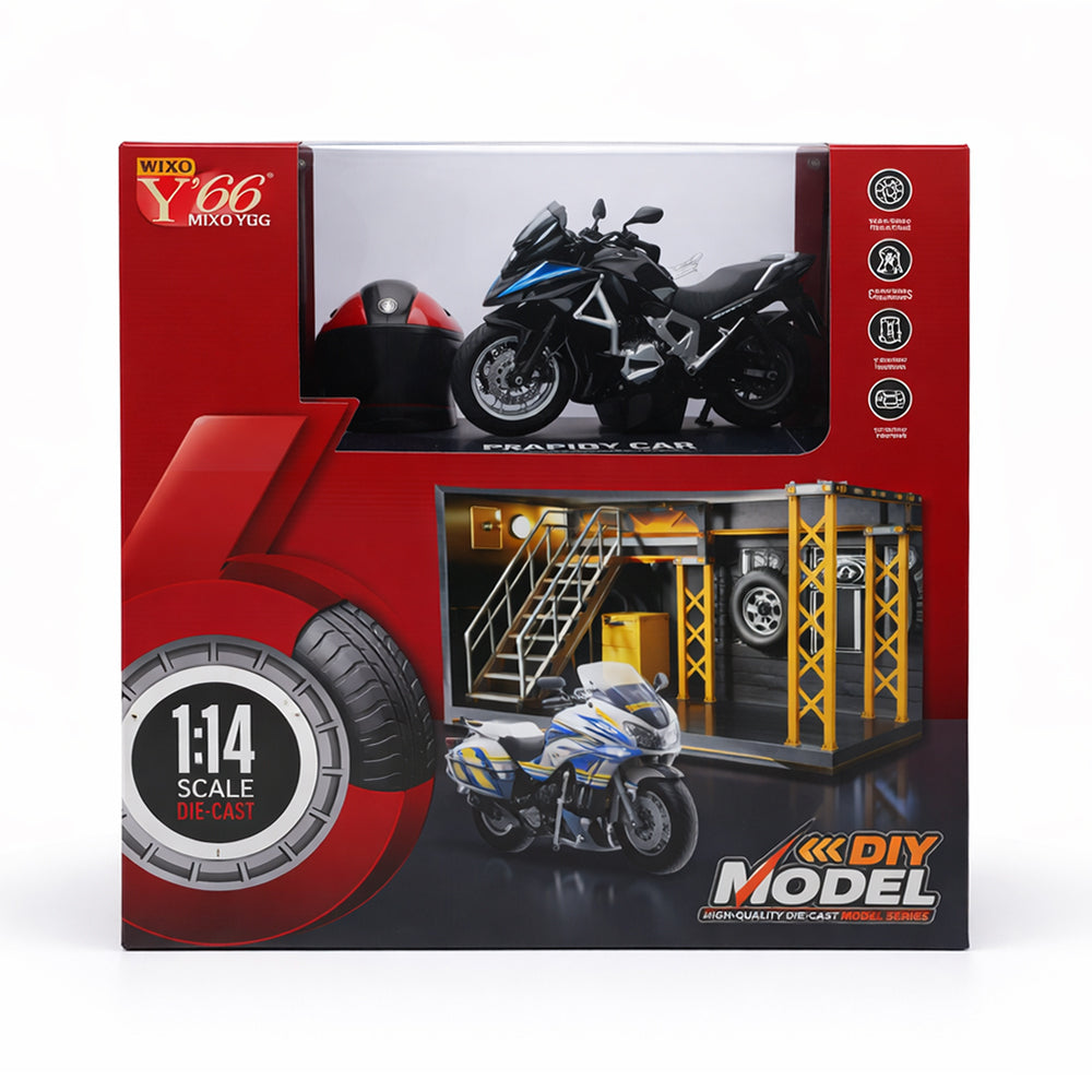 MY66-M1218X DIY PULLBACK MODEL MOTORCYCLE IR