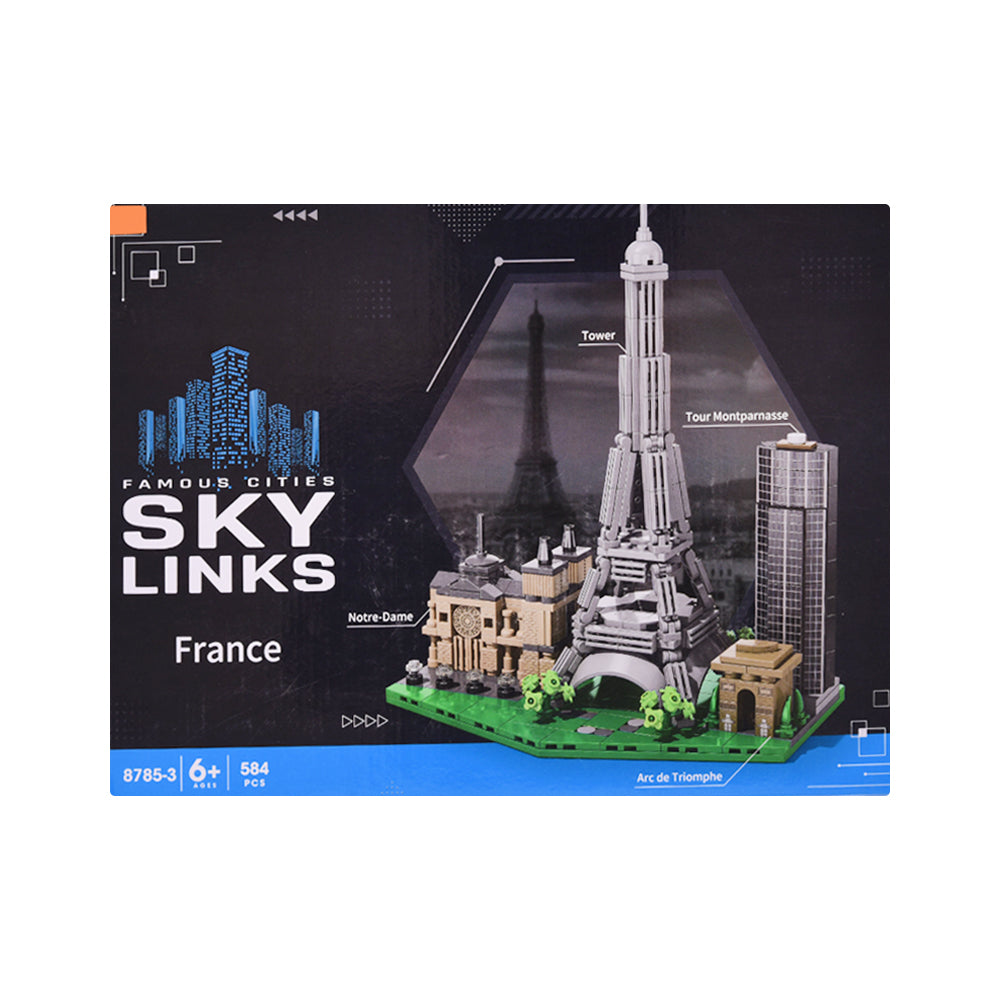 8785-3 SKY LINKS FRANCE BLOCKS SET 584PC IR