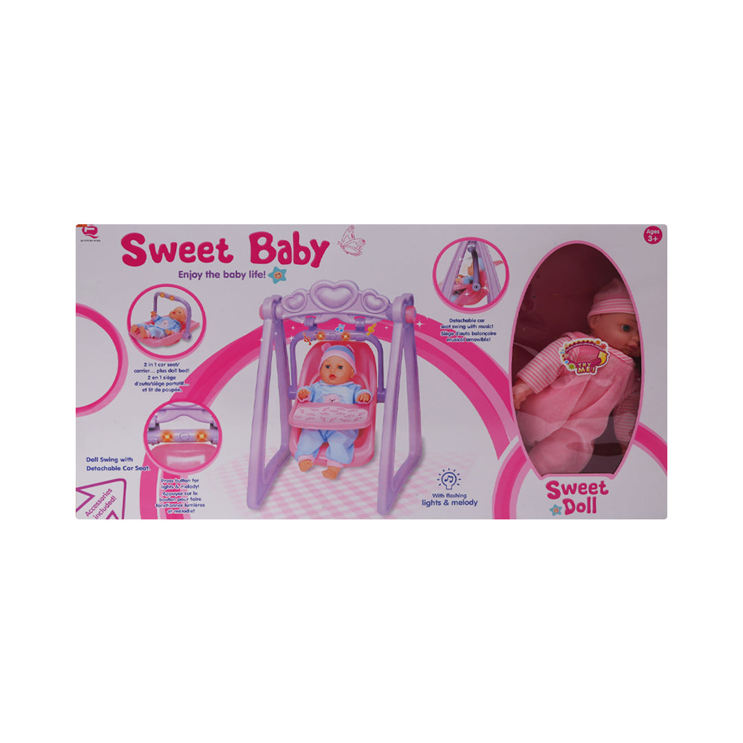 25900DA SWEET BABY DOLL CRADDLE IR