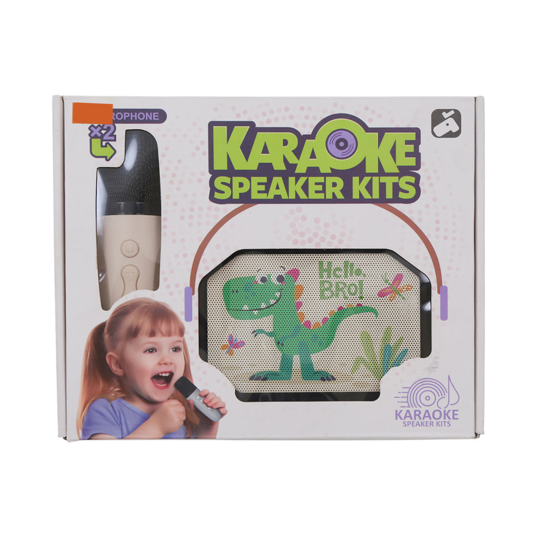 K9 KARAOKE SPEAKER KIT 2-MICS ASST IR