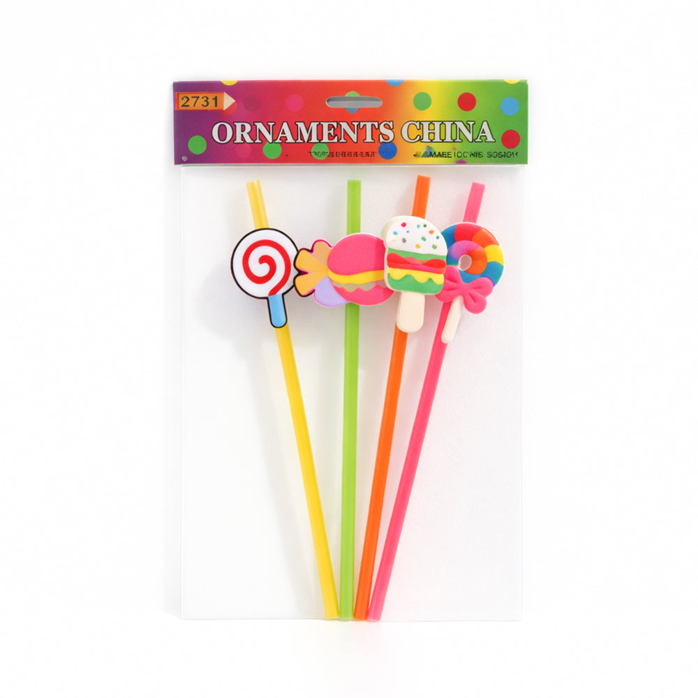 50707-21 PARTY ICE CREAME STRAW IR