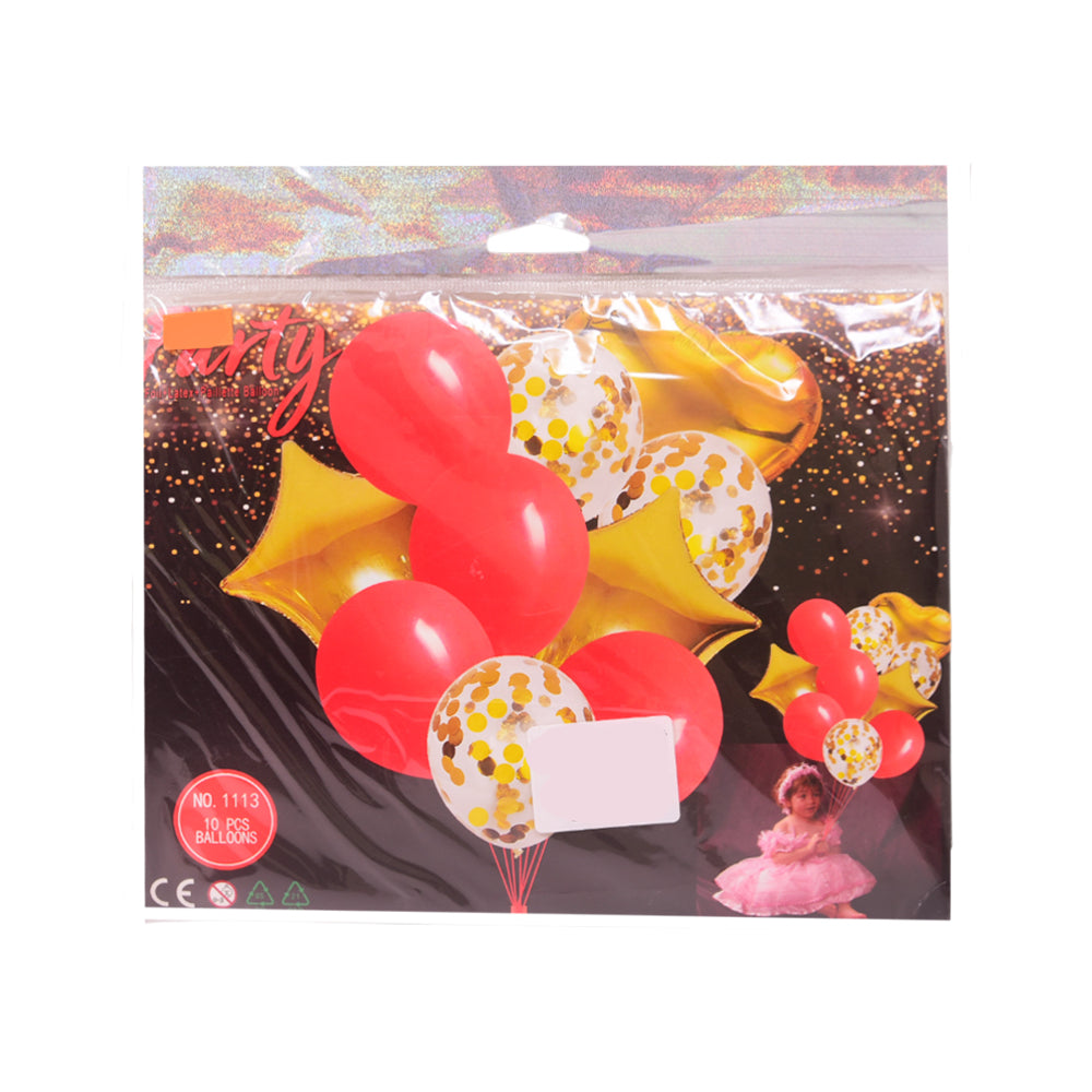 17/1118 PARTY FOIL BALOONS 10PC IR