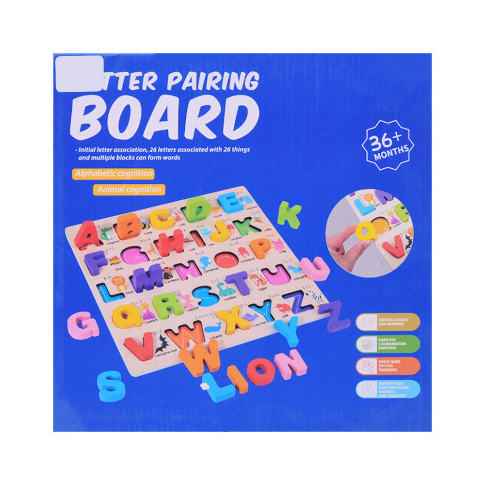 AI-24-224 WOODEN LETTER PAIRING BOARD