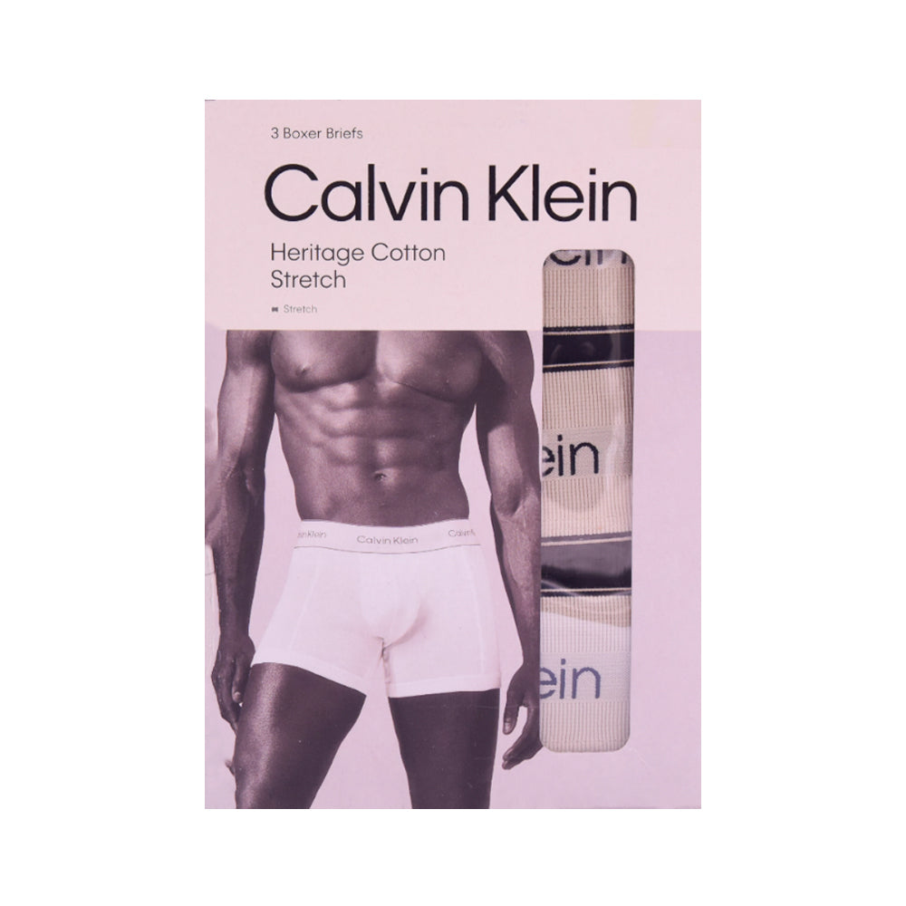 CK MEN BOXER BRIEF P-3 NB4447-001 BLK XL (IR)