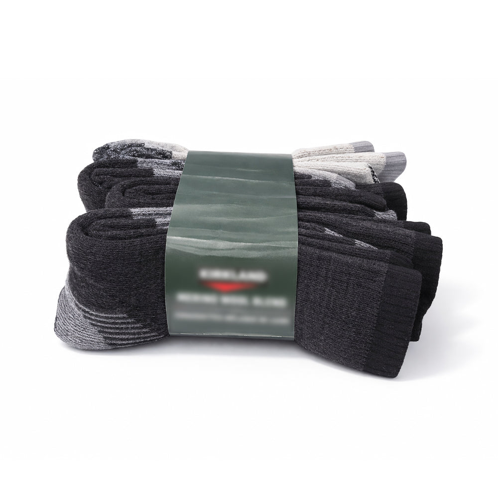 KIRKLAND WOOL BLEND SOCKS P-4 7771320 MULTI (IRW)