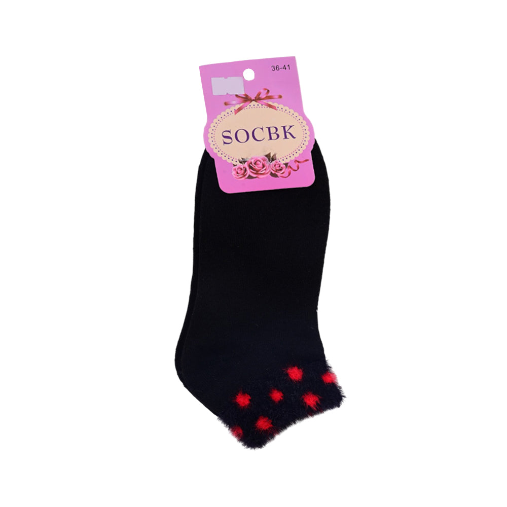 LADIES TERRY ANKLE SOCKS 1P D51-25