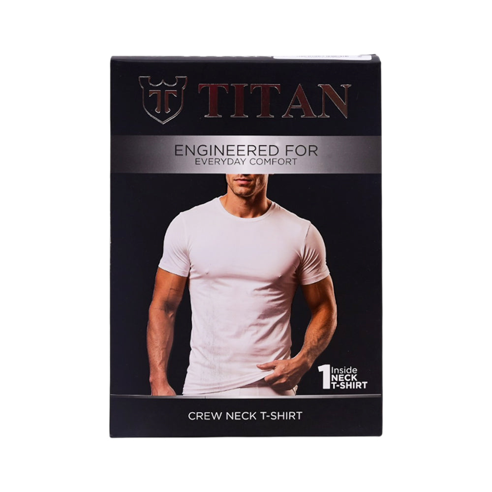TITAN CREW NECK WHITE S/S T18-11 XL P1