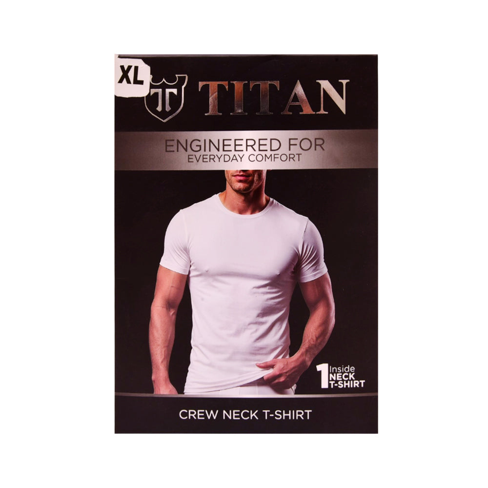 TITAN CREW NECK BLACK S/S T17-11 XL P1