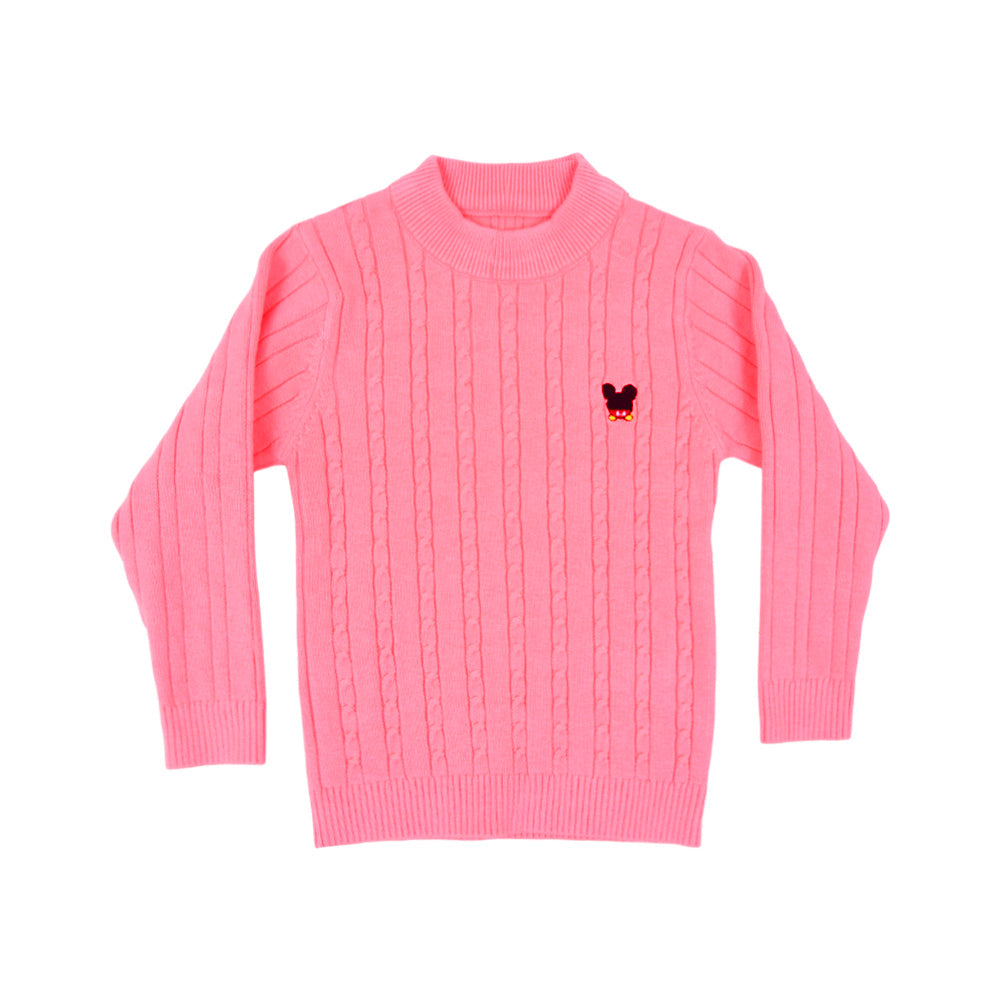 GIRLS L/S R-NECK SWEATER ZHW-25 3-4 YEAR D-8215
