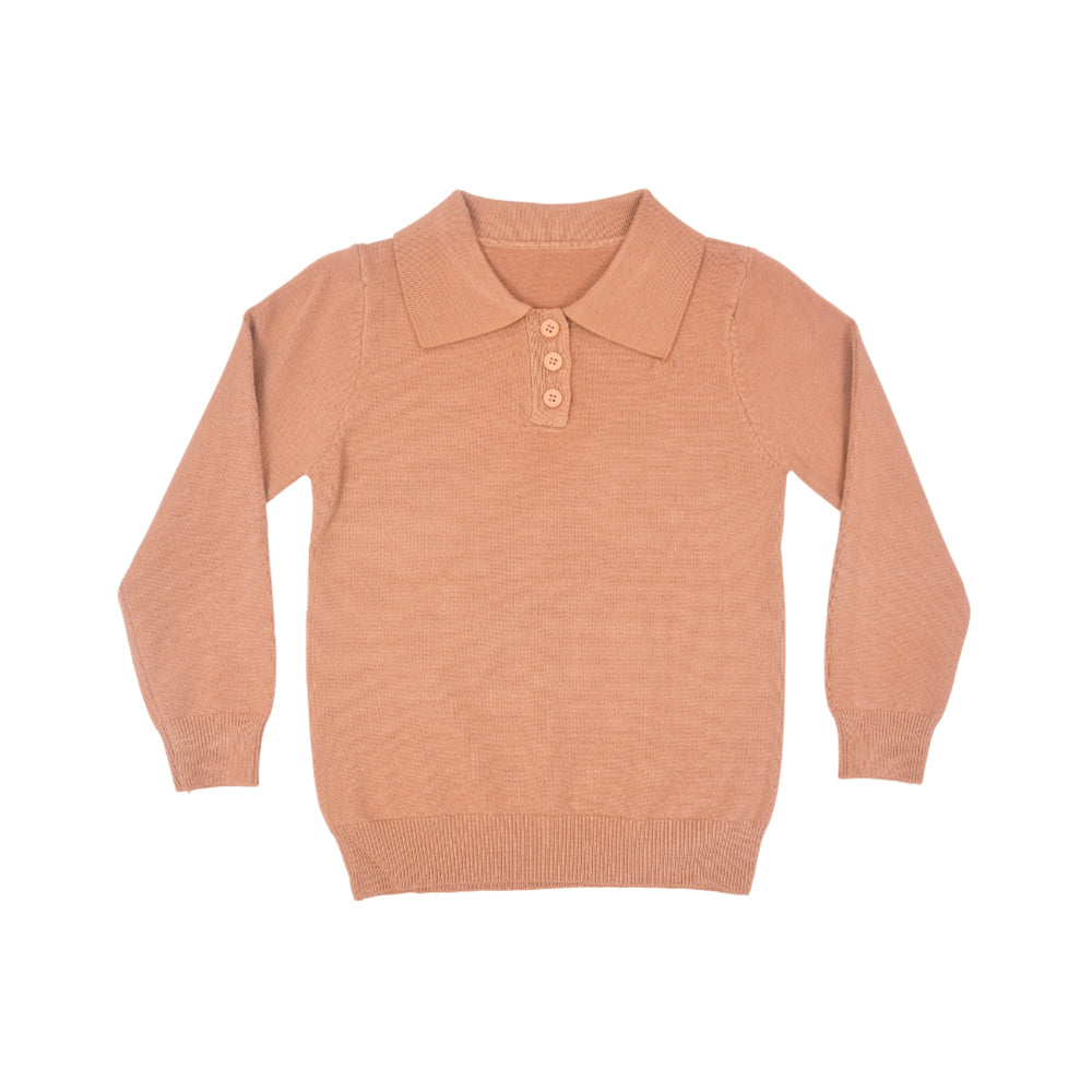 BOYS L/S SWEATER COLLAR SKIN IR-25 4-5 YEAR 25210-2