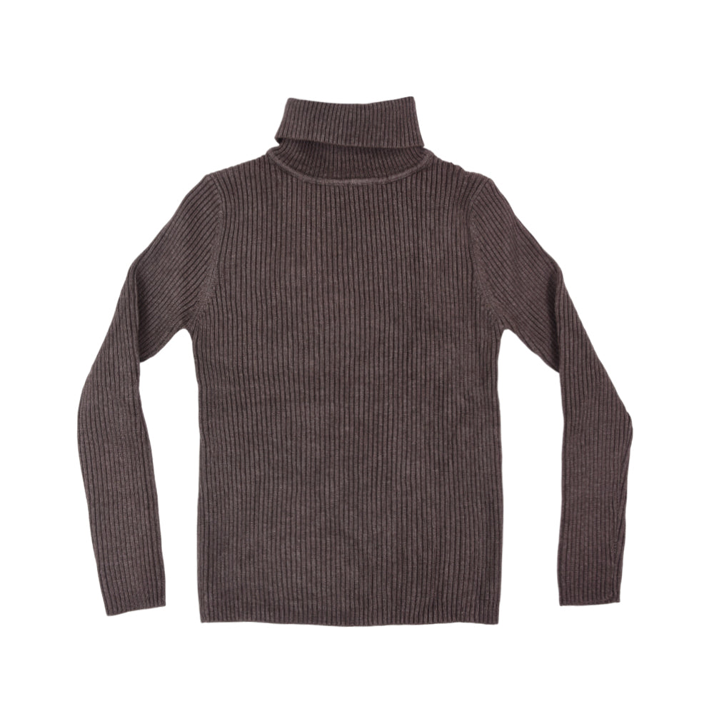 BOYS L/S HIGH NECK SWEATER GREY IR-25 5-6 YEAR 2100-24