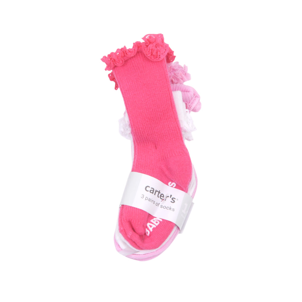 BABY SOCKS 3 PAIR PACK CARTERS IR-25 6-12M NO.1