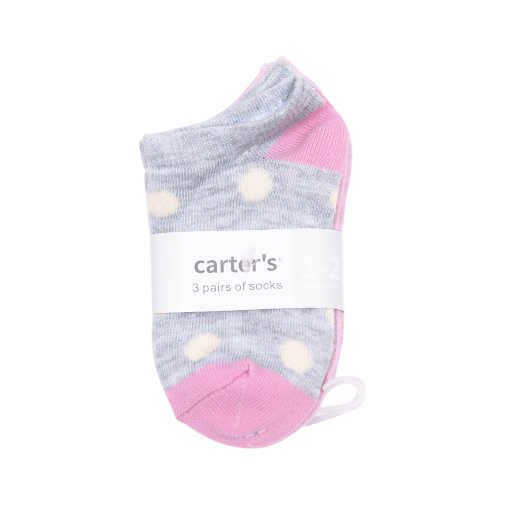 BABY SOCKS 3 PAIR PACK CARTERS IR-25 0-6M NO.3 (Multi Colors)