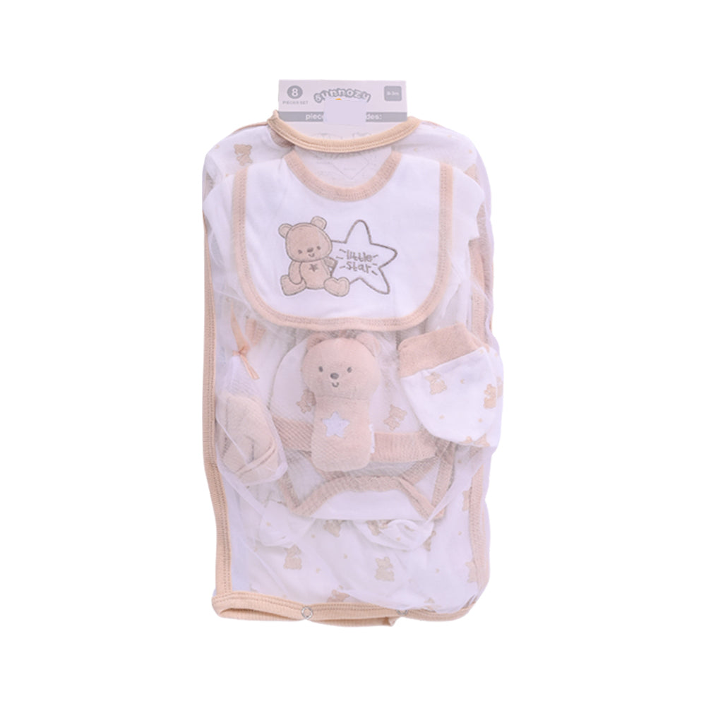 BABY 8PC GIFT SET HANGER SKIN IR-25 0-3M S-9310