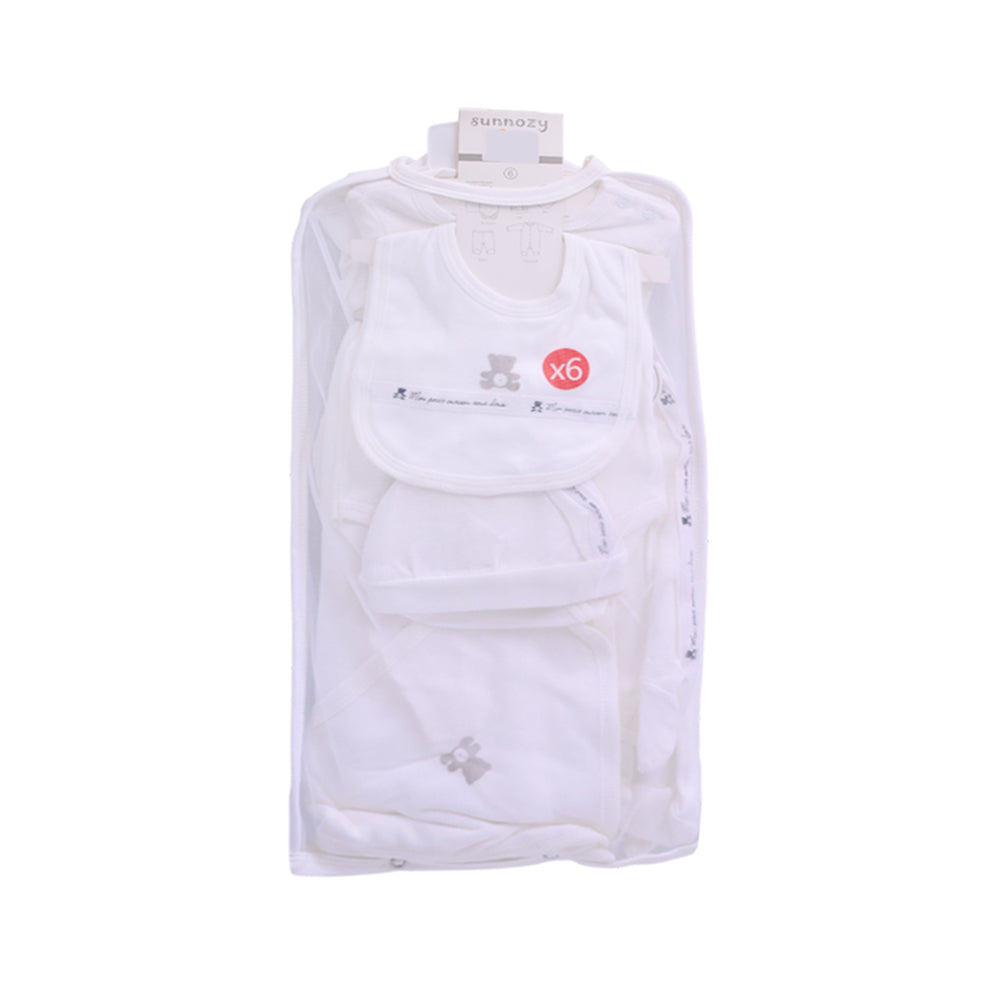 BABY 8PC GIFT SET HANGER WHITE IR-25 0-3M 6-1BB