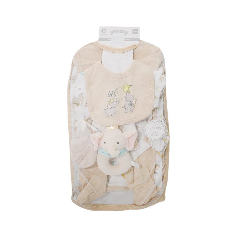 BABY 8PC GIFT SET HANGER SKIN IR-25 0-3M S.9301