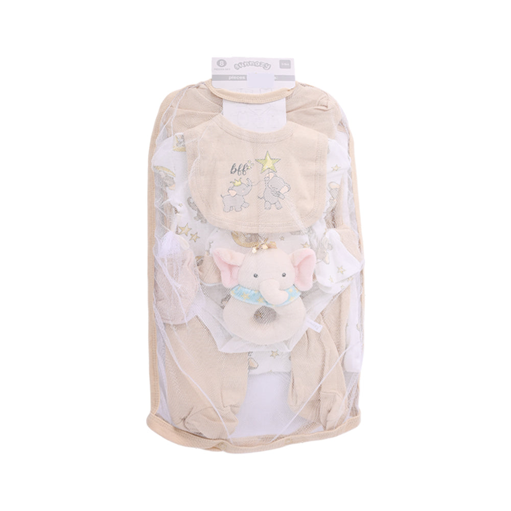 BABY 8PC GIFT SET HANGER SKIN IR-25 3-6M S.9301
