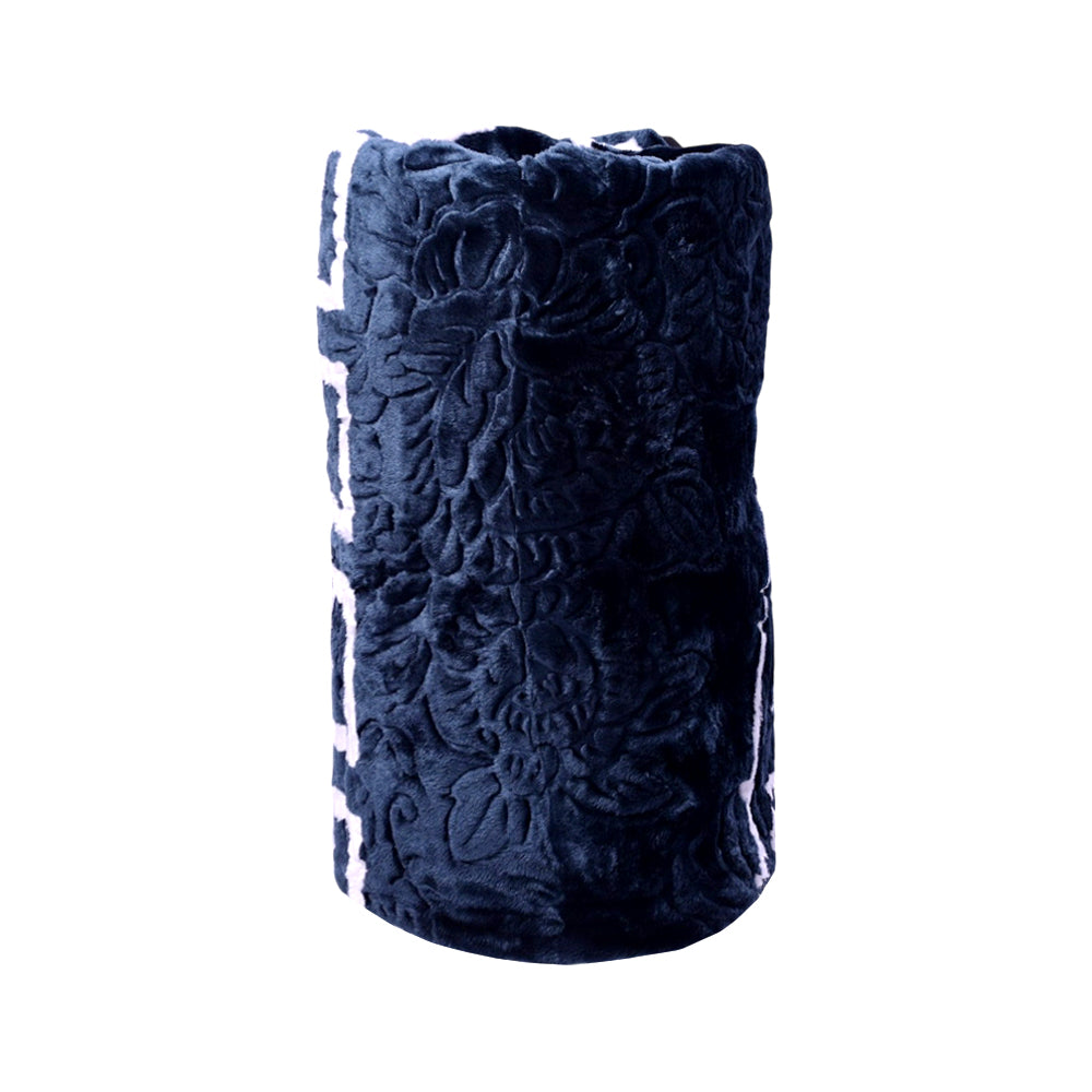 BLANKET IMBOSSED PRINTED IR 1 PLY BLACK 200X240