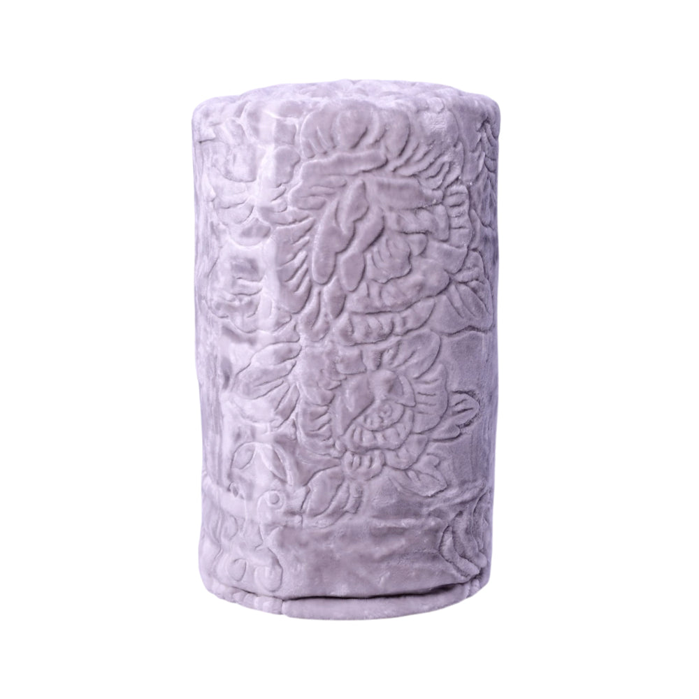 BLANKET IMBOSSED PRINTED IR 1 PLY L-GREY 200X240
