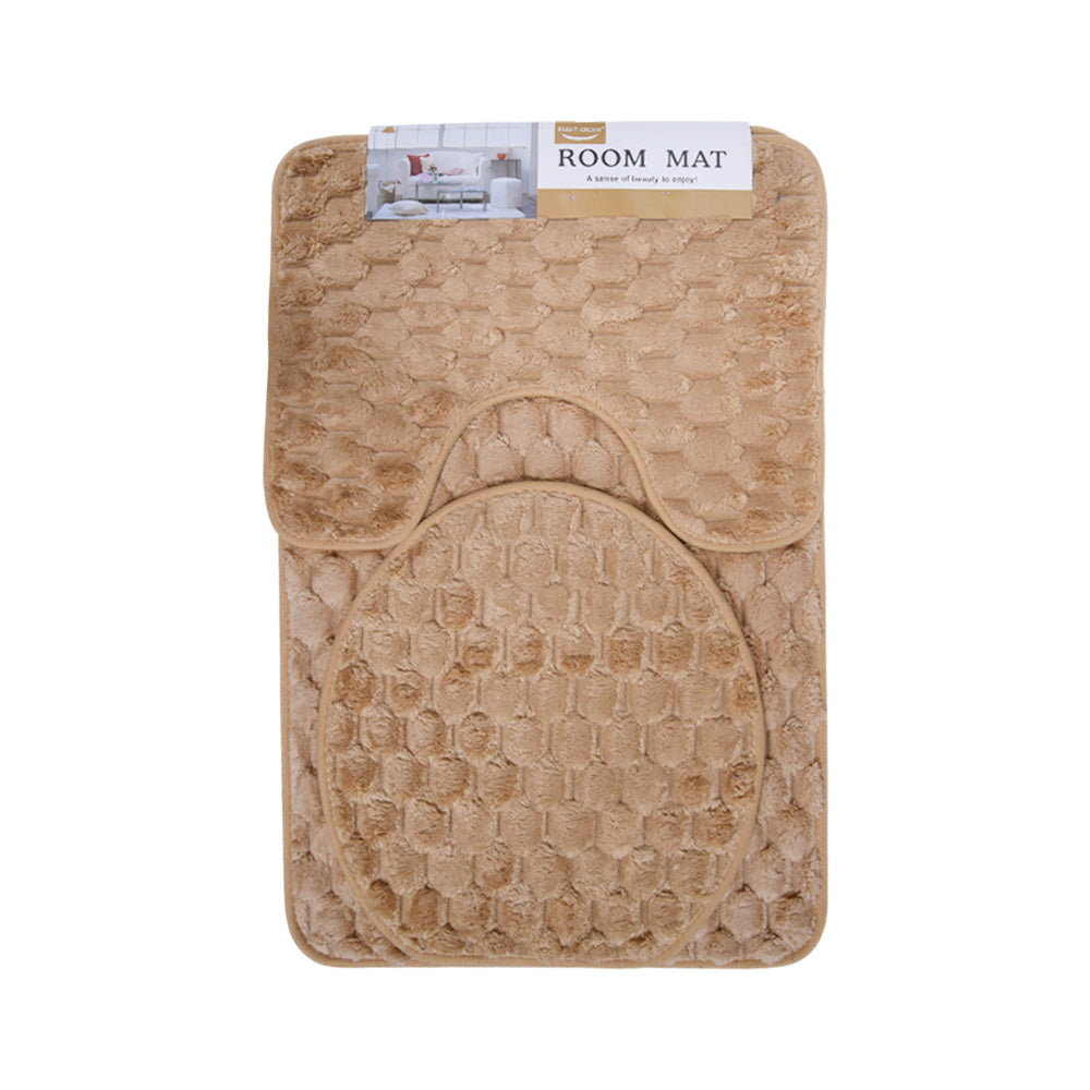 BATH MAT 3PC SET 50X80 IR HG-18