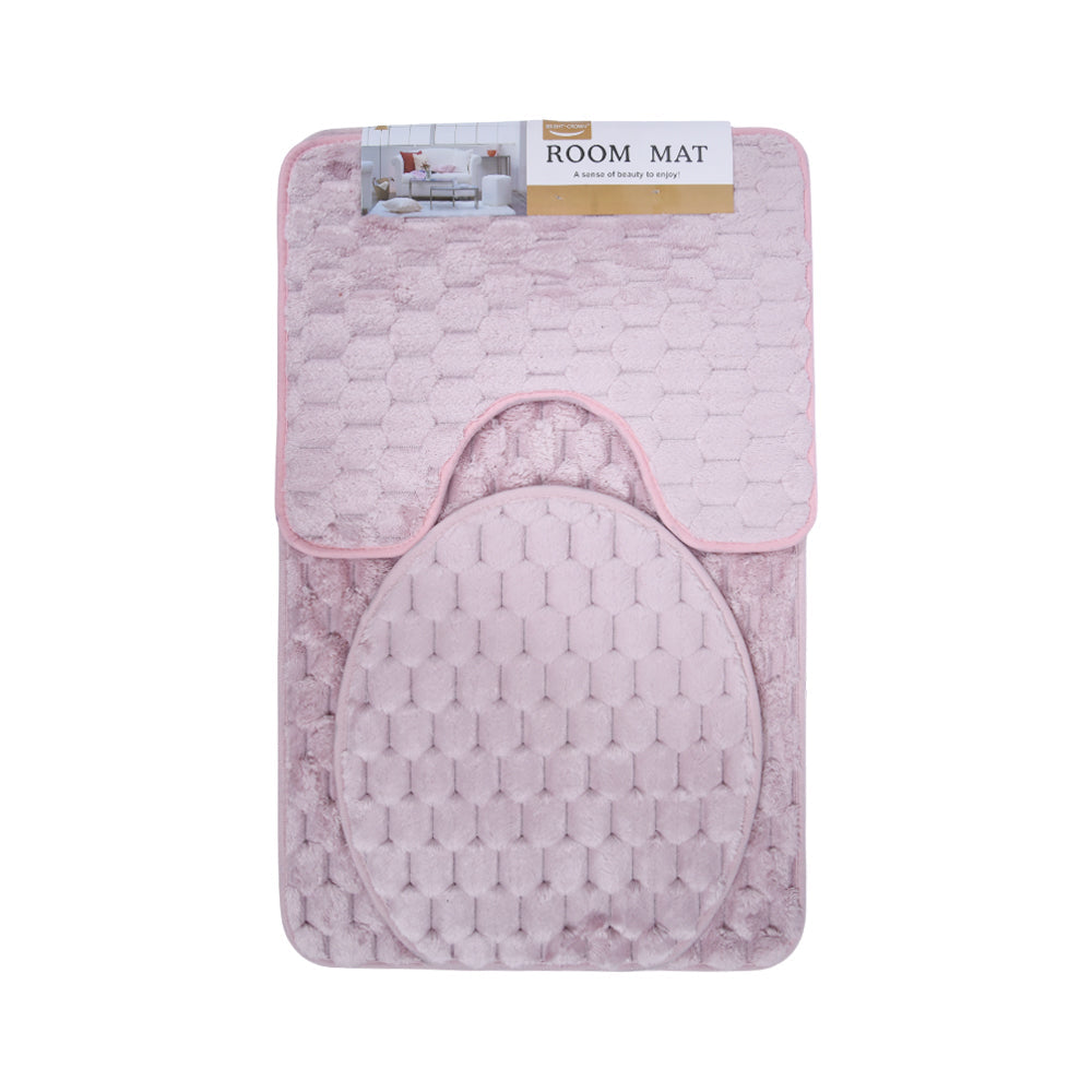 BATH MAT 3PC SET 50X80 IR HG-20