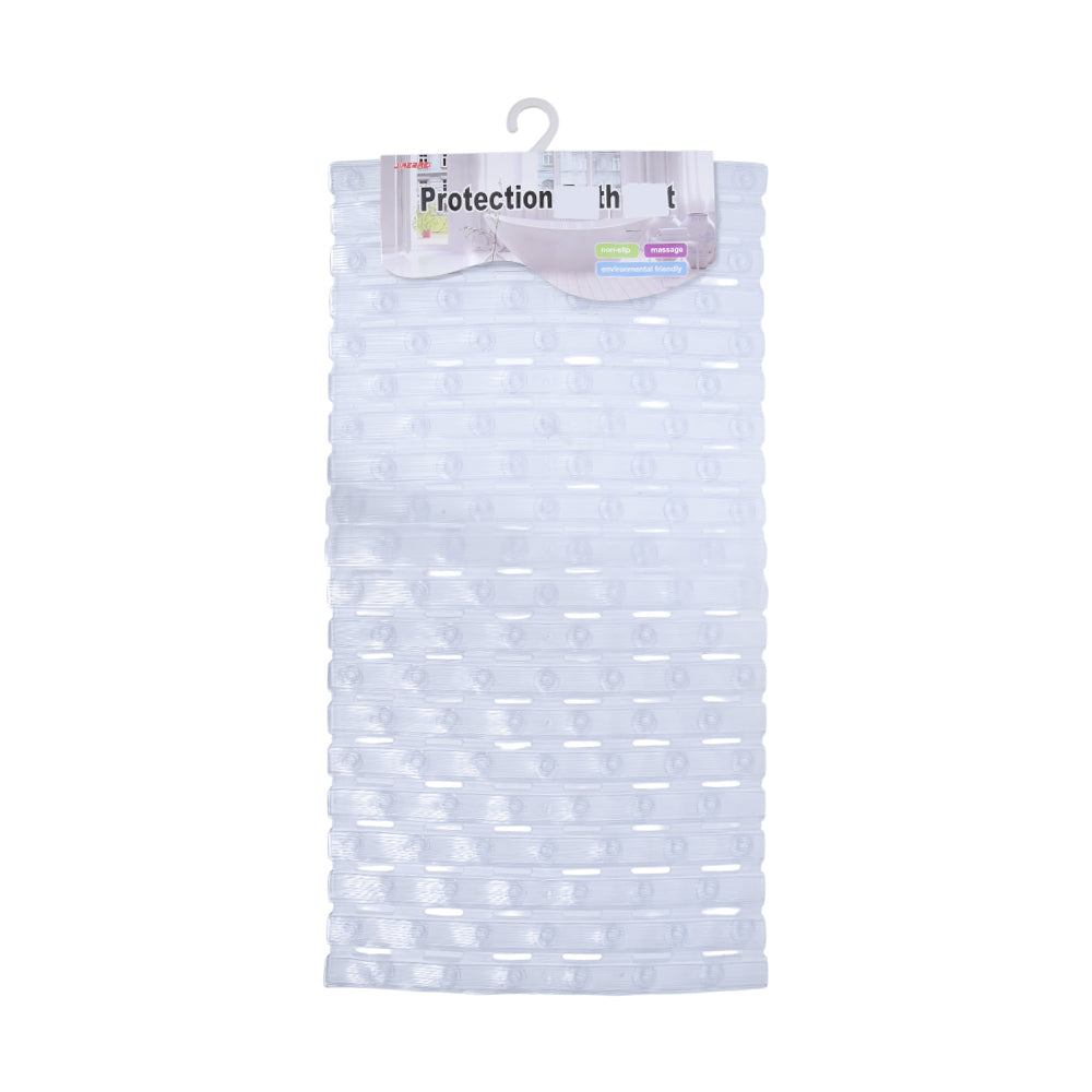 BATH TUB MAT TRANSPARENT WHITE IR A-9