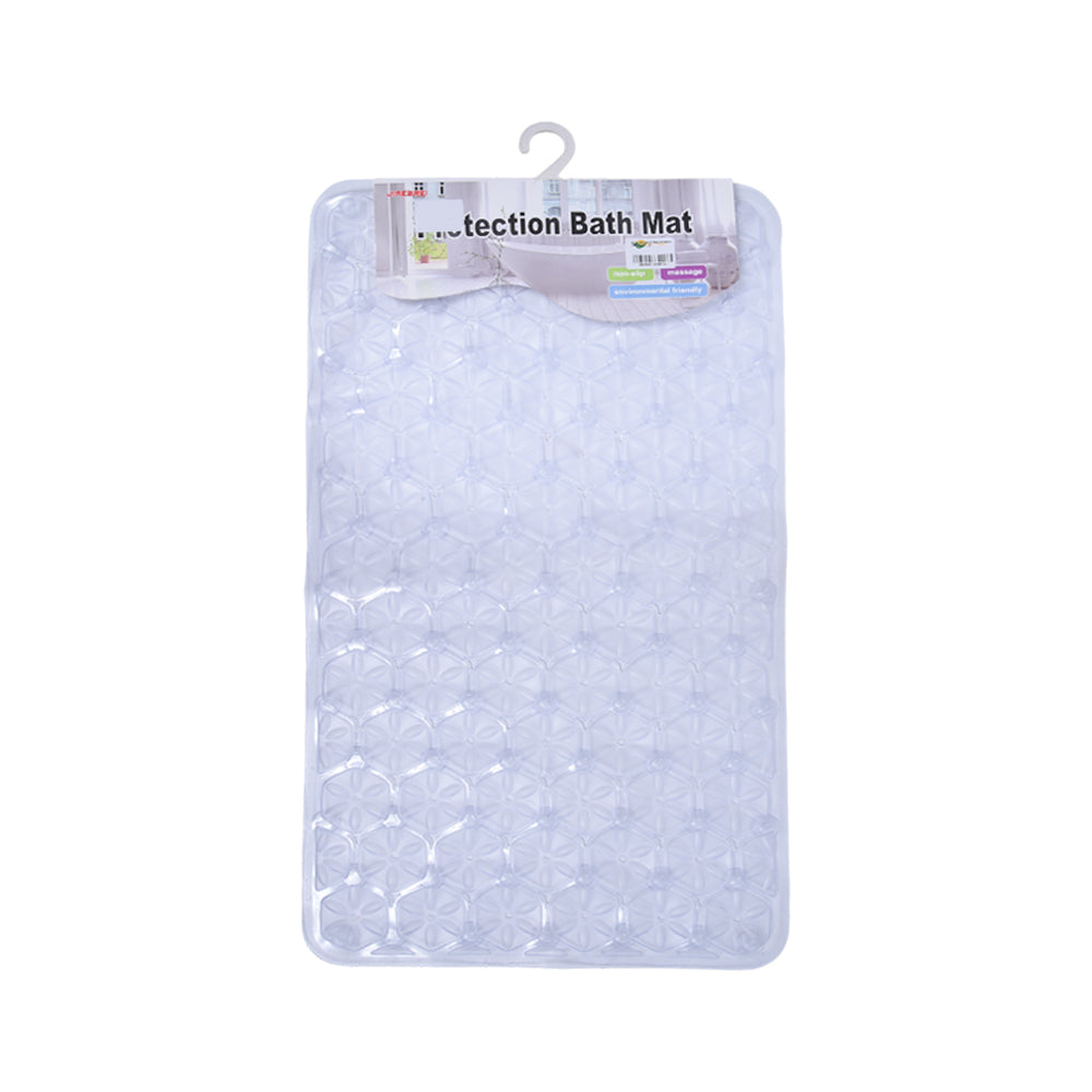 BATH TUB MAT TRANSPARENT WHITE IR A-10