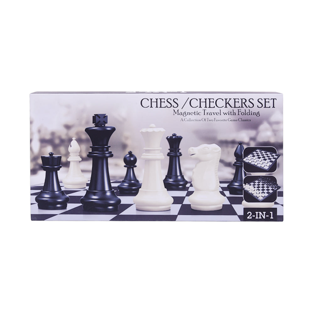 2614-BC MAGNETIC CHESS GAME 2IN1