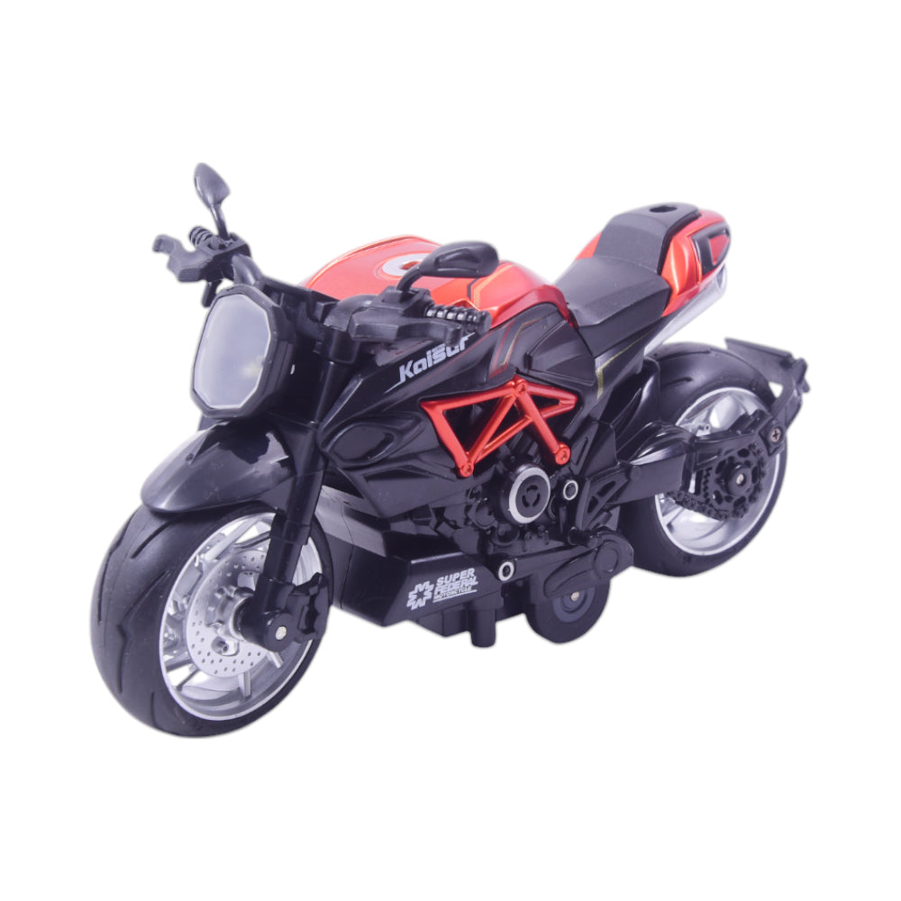 66-M2232 DIE-CAST PULLBACK BIKE A.I