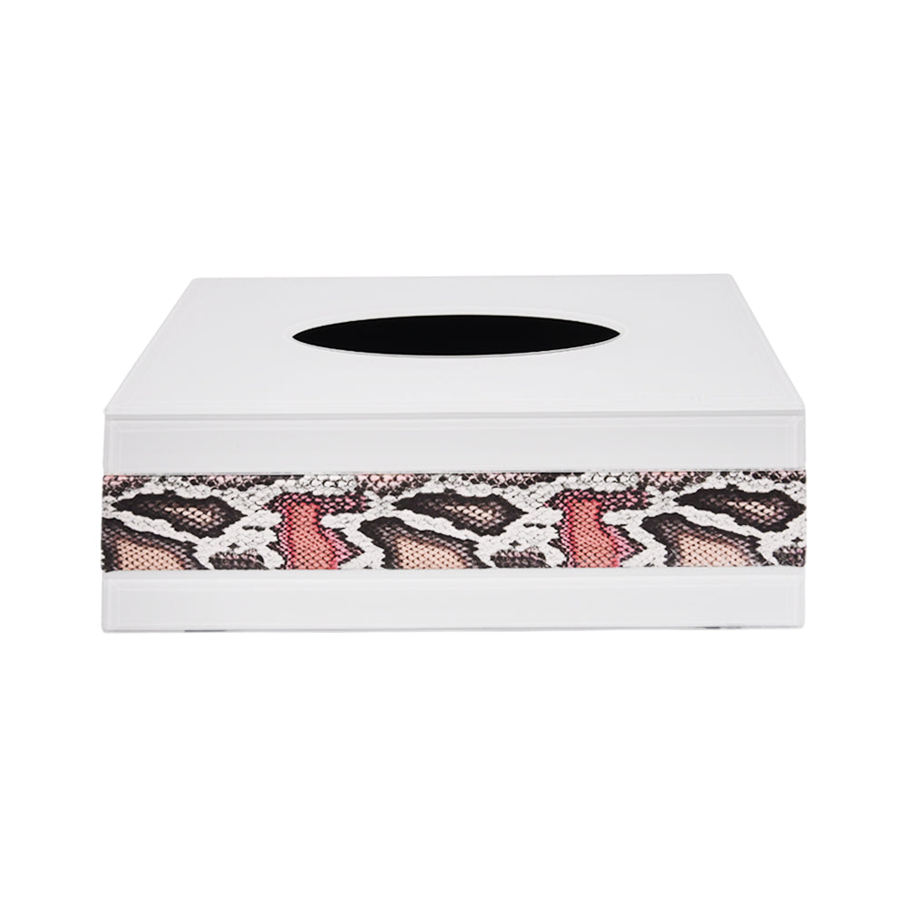 TISSUE BOX WHITE ZJH-77
