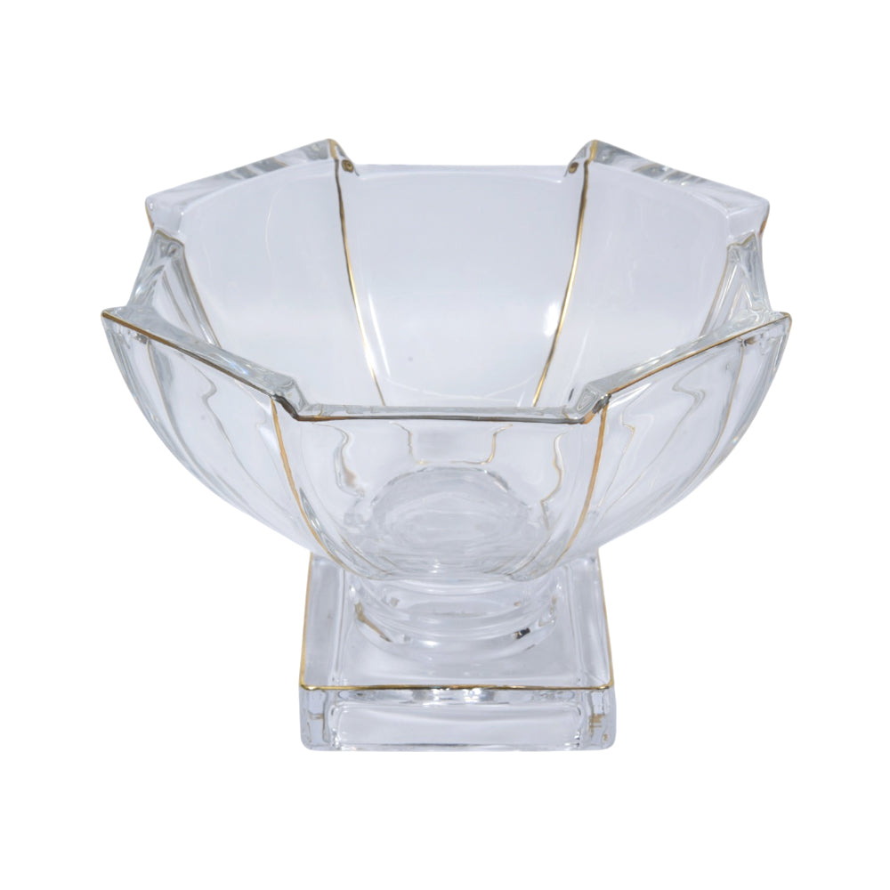 BOWL CRYSTAL GOLDEN 0640-15
