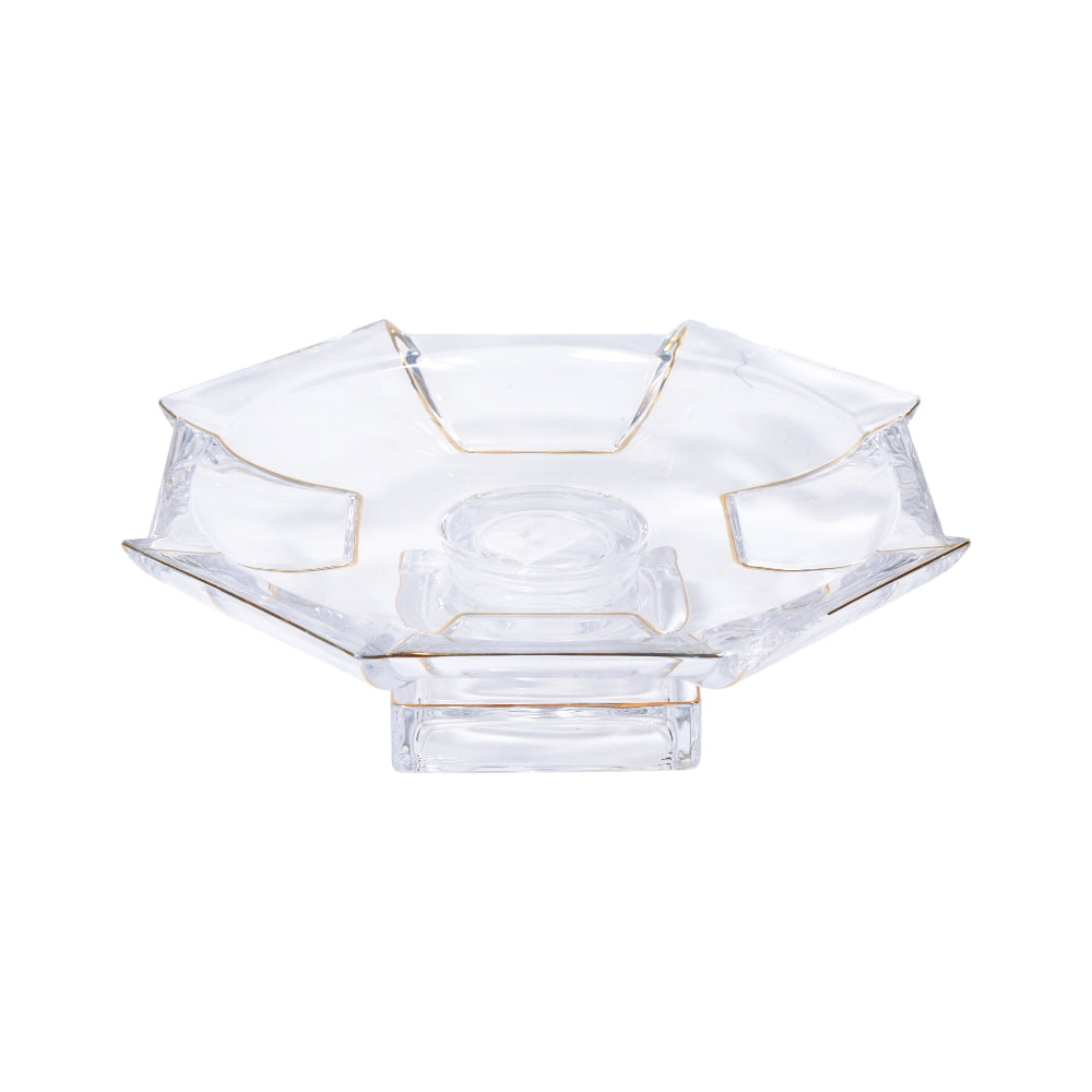 BOWL CRYSTAL GOLDEN 0640-19