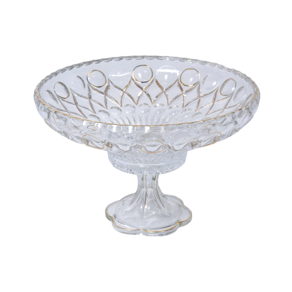 BOWL CRYSTAL GOLDEN 0640-9