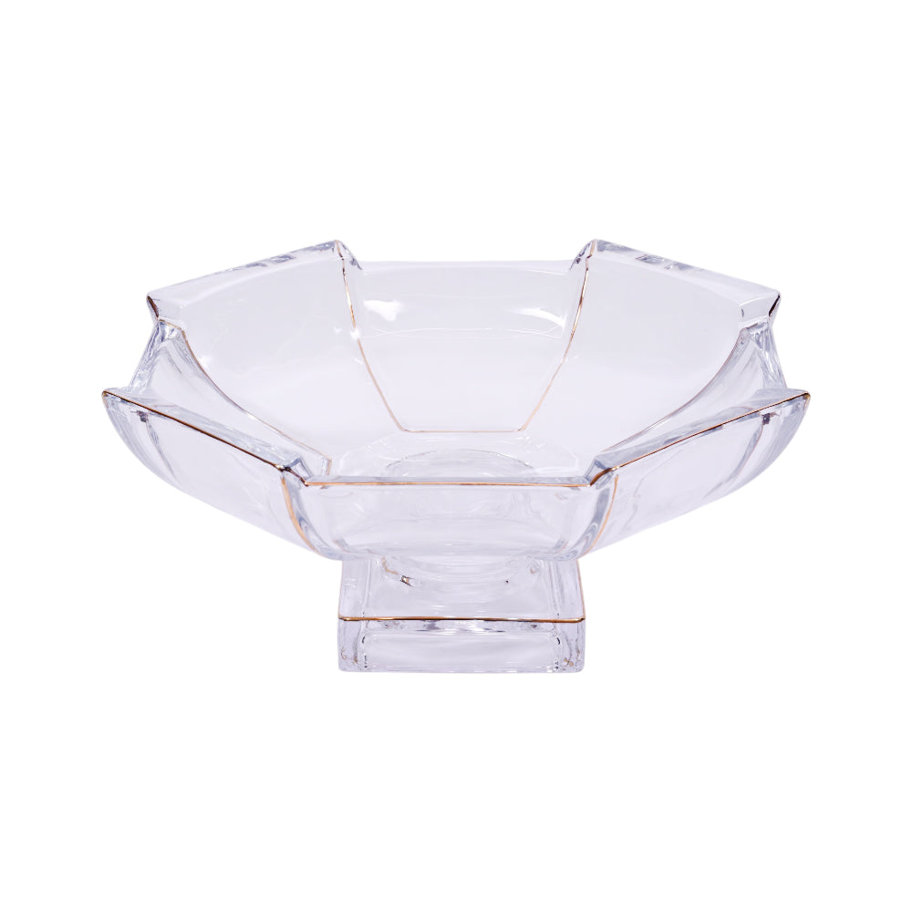 BOWL CRYSTAL GOLDEN 0640-18