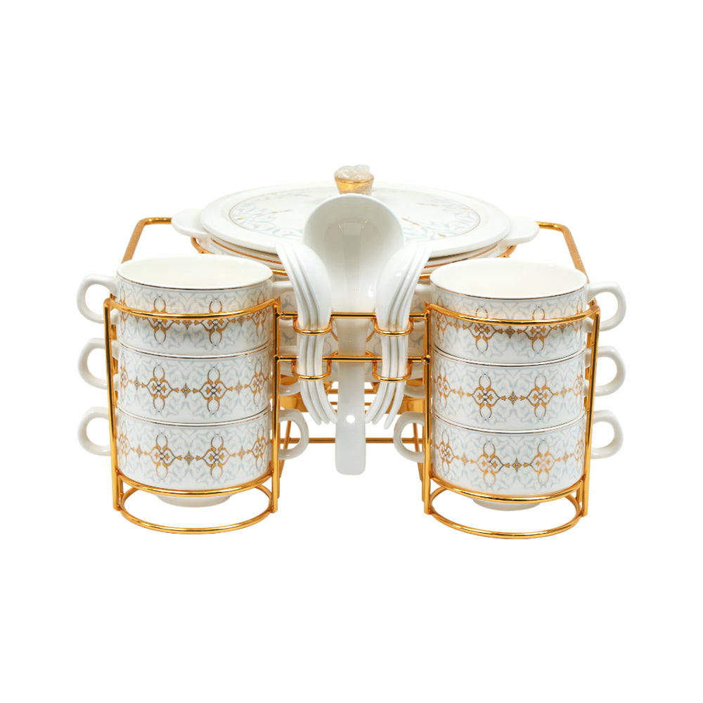 SOUP SET 15PC ONE MORE IR S2368-D228D