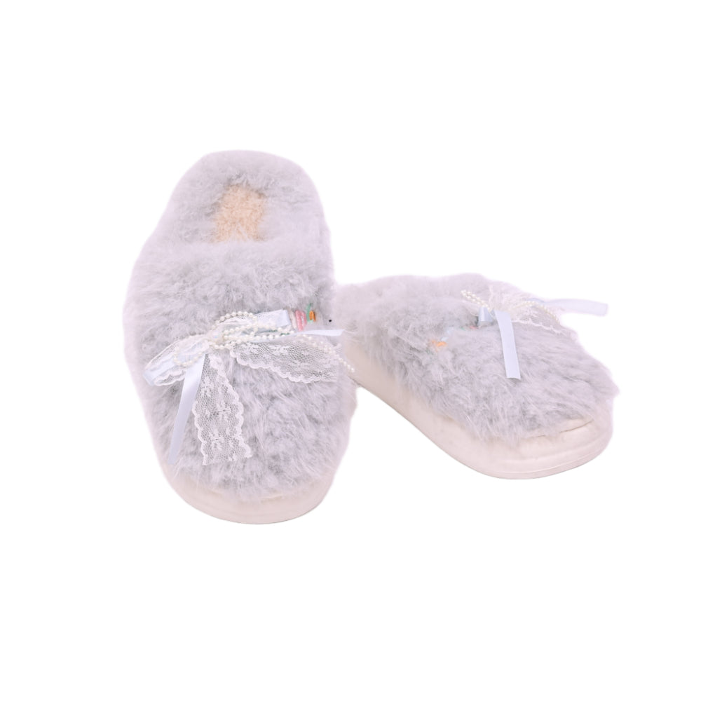 LADIES CARPET SLIPPER IR L-BLUE 25-38 36-41