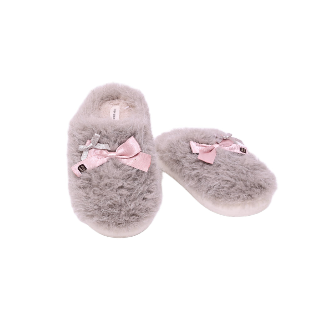 LADIES CARPET SLIPPER IR GREY 25-39 36-41