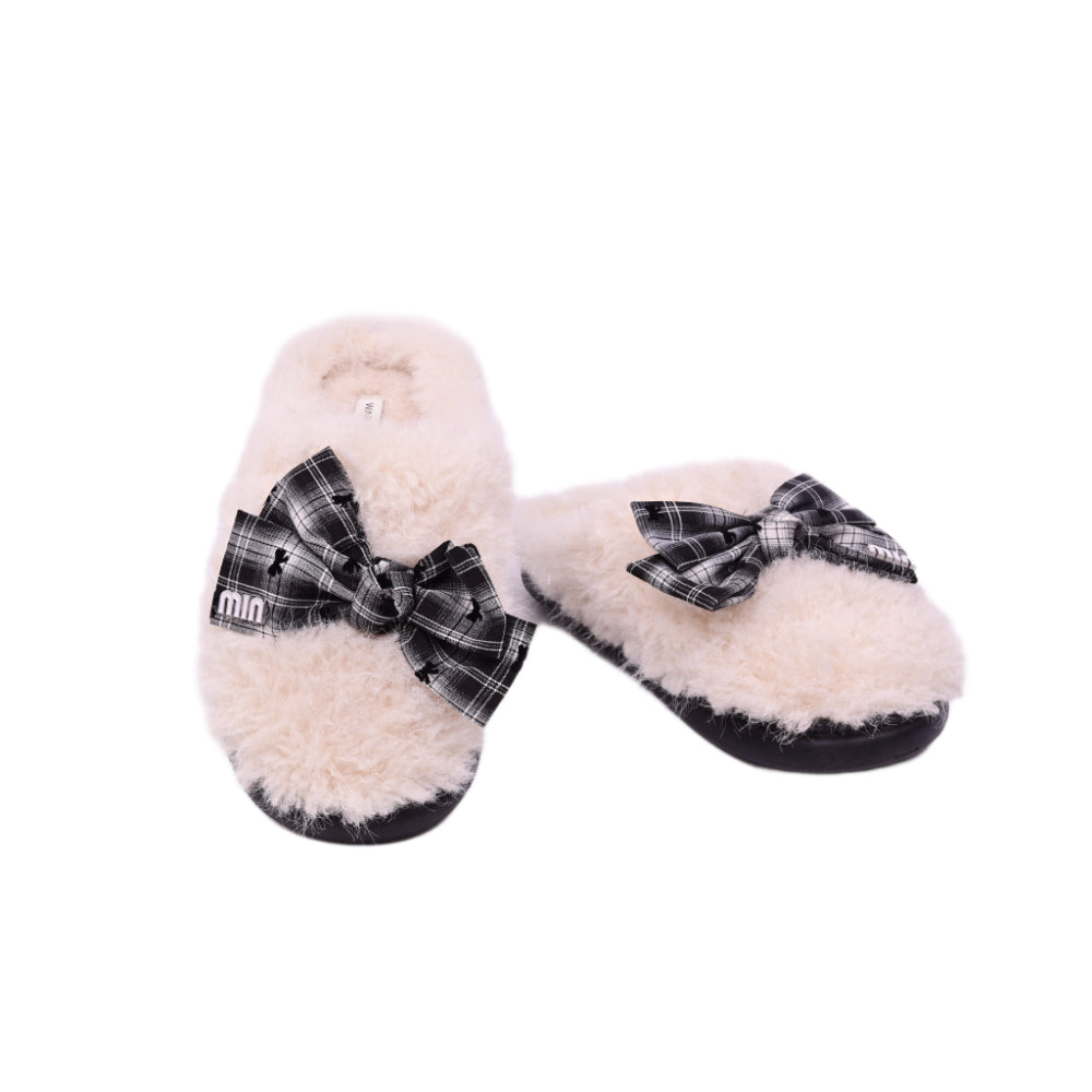 LADIES CARPET SLIPPER IR CREAM 25-98 36-41
