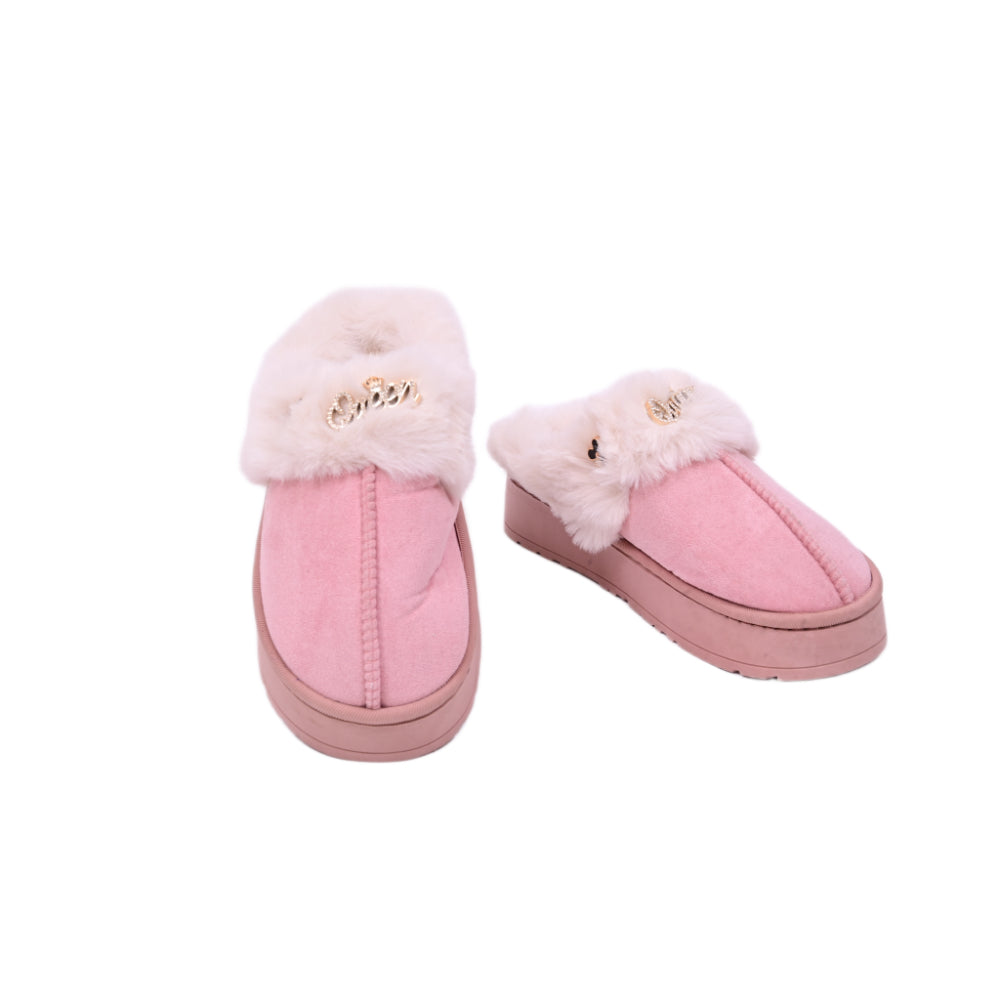 LADIES CARPET SLIPPER PINK B-7040 36-41