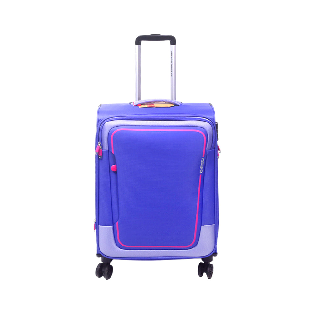 AMERICAN TOURISTER TROLLY CASE PULL SONIC PURPLE 24INCH