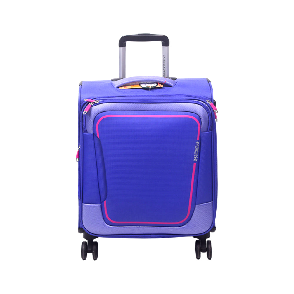 AMERICAN TOURISTER TROLLY CASE PULL SONIC PURPLE 20INCH