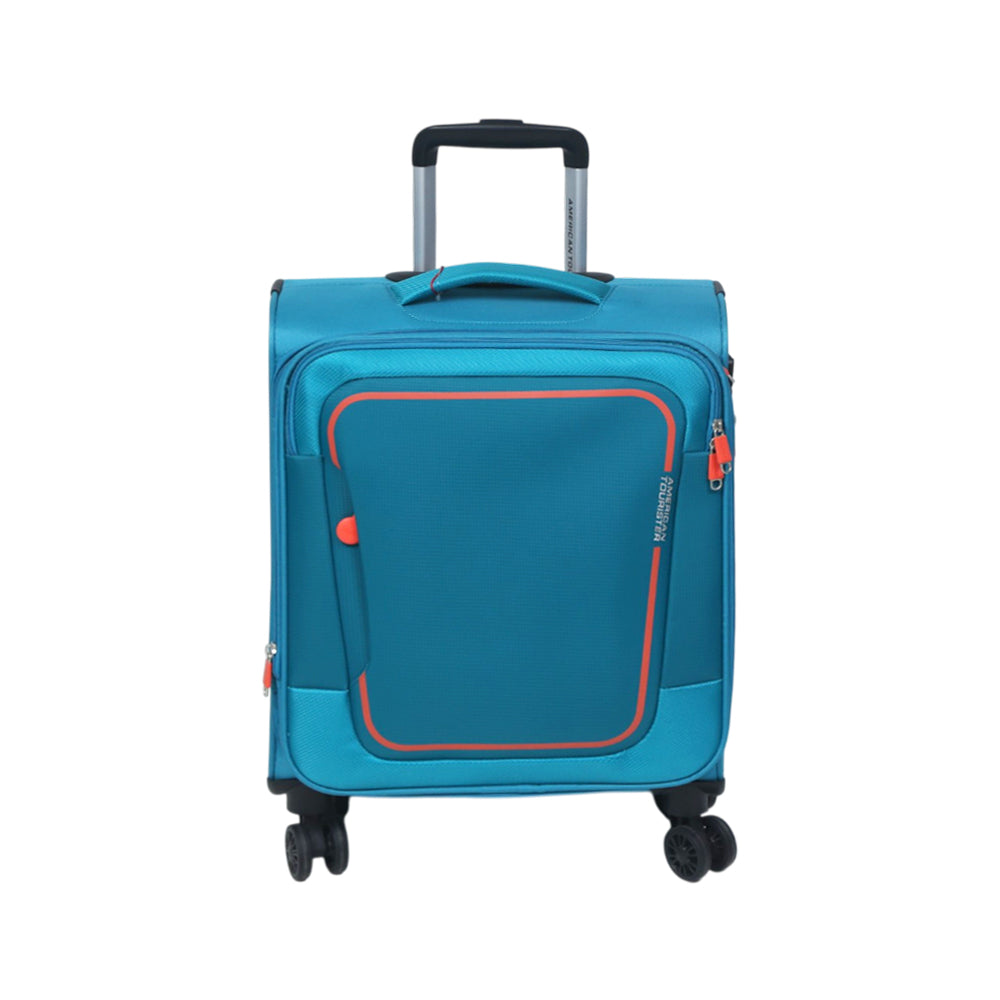 AMERICAN TOURISTER TROLLY CASE PULL SONIC GREEN 20INCH