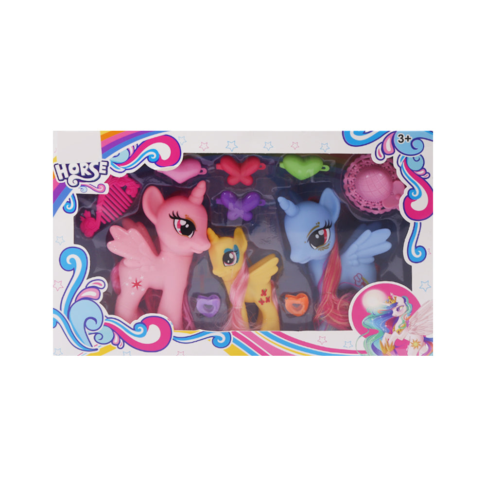 XQ2316A MY LITTLE PONY HORSE 3PCS A.I