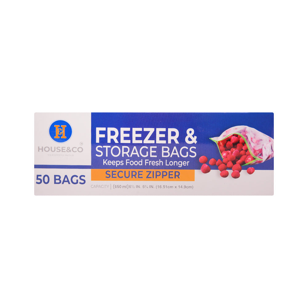 House & Co FREEZER & STORAGE BAG 650 ML 50 PCS