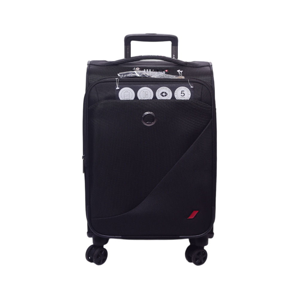 DELSEY TROLLEY CASE DESTINATION BLACK 20INCH