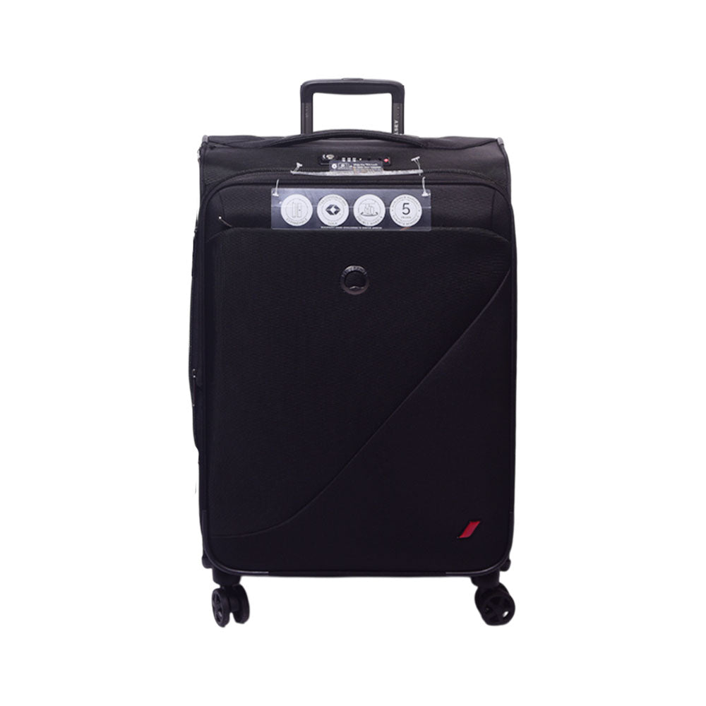 DELSEY TROLLEY CASE DESTINATION BLACK 24INCH