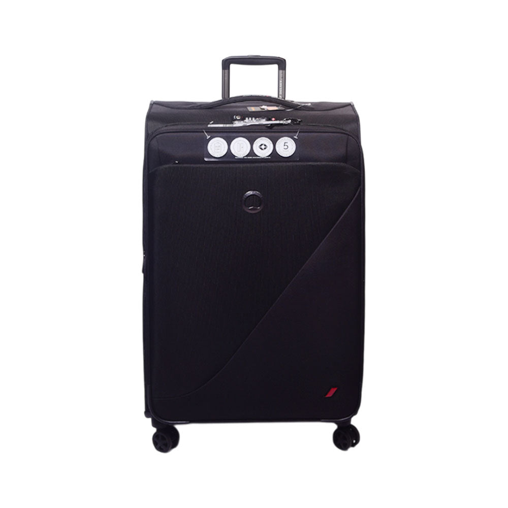 DELSEY TROLLEY CASE DESTINATION BLACK 28INCH